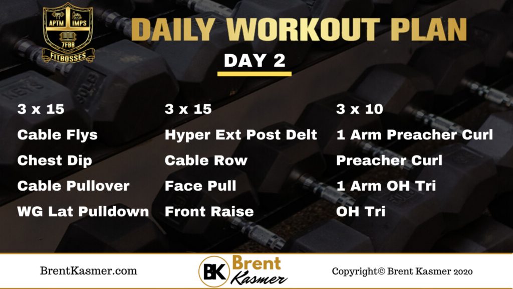 Chest Workout Wk 13 DAY 2