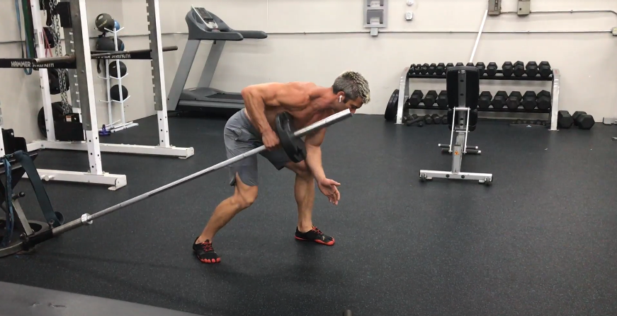 10 best back exercises using a barbell, single arm t bar row