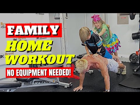 15-Minute Bodyweight Family Workout At Home